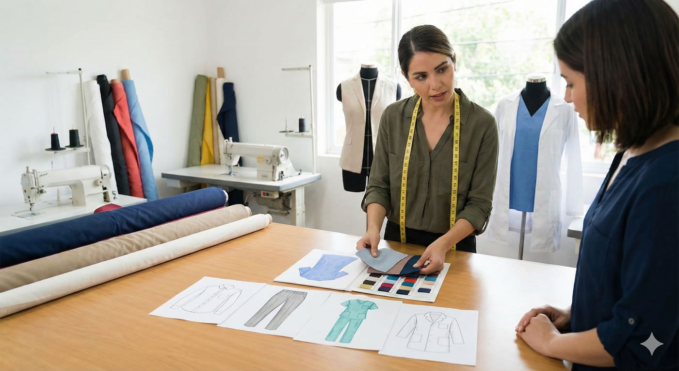 A importância de escolher o tecido e a modelagem certa para cada uniforme