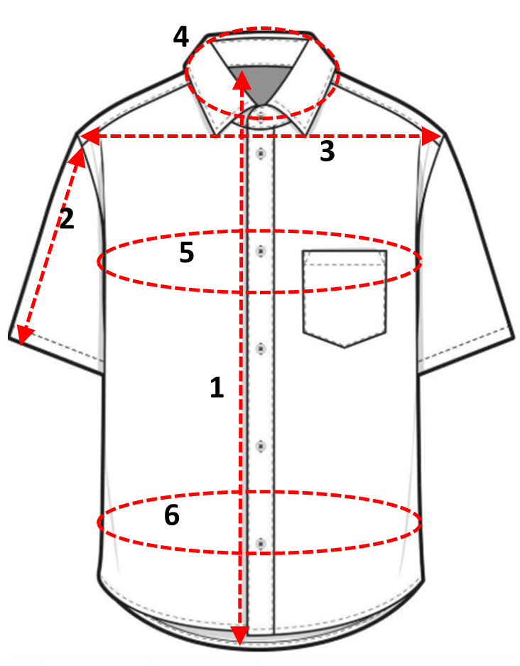 Camisa Social Masculina – Manga Curta