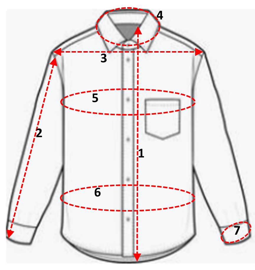 Camisa Social Masculina – Manga Longa